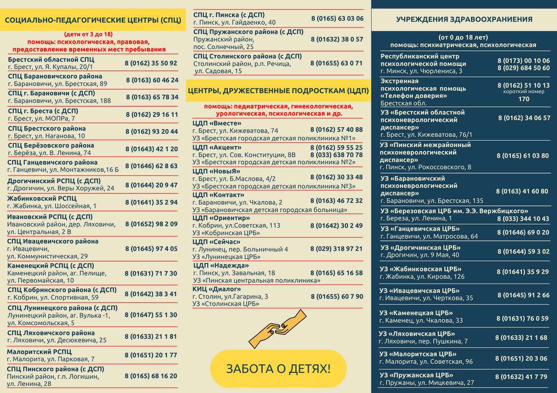 Профилактика преступлений против половой неприкосновенности  несовершеннолетних - Средняя школа № 1 г.Бреста